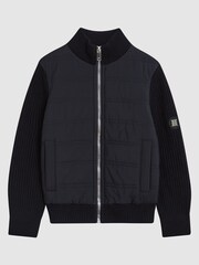 Reiss Blue Trainer Junior Cardigan - Image 2 of 6