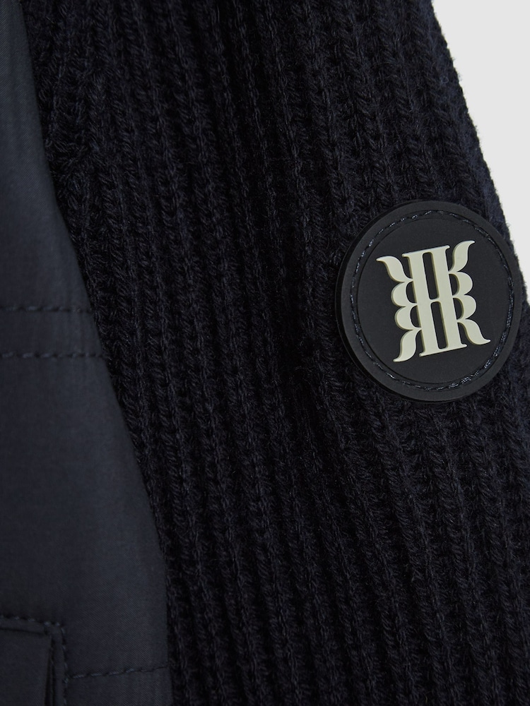 Reiss Blue Trainer Junior Cardigan - Image 6 of 6 Reiss Blue Trainer Junior Cardigan - Image 6 of 6