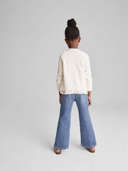 Reiss White Amelia Jr Button Up Cardigan - Image 5 of 6
