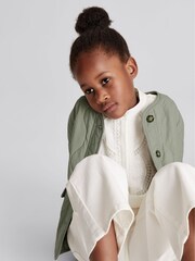 Reiss Sage Saffron Junior Quilted Short Coat - Image 3 of 6