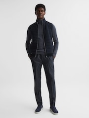 Reiss Navy William Quilted Gilet - Image 3 of 6
