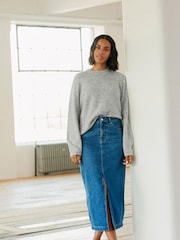 Grey Crew Neck Jumper - Image 4 of 8