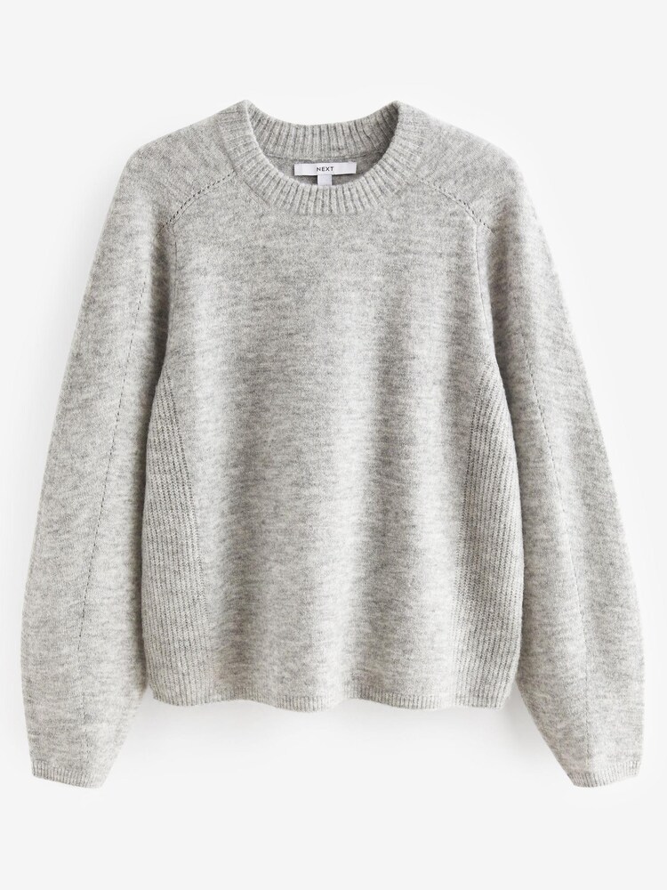 Grey Crew Neck Jumper - Image 8 of 8