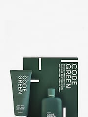 Code Green 100ml Eau De Parfum Aftershave and 200ml Body Wash Gift Set - Image 3 of 3