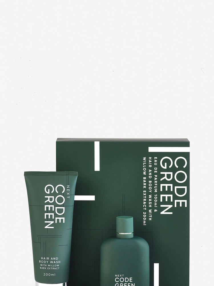 Code Green 100ml Eau De Parfum Aftershave and 200ml Body Wash Gift Set - Image 3 of 3