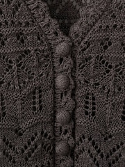 Mango Brown Short Sleeve Cardigan - Image 2 of 3