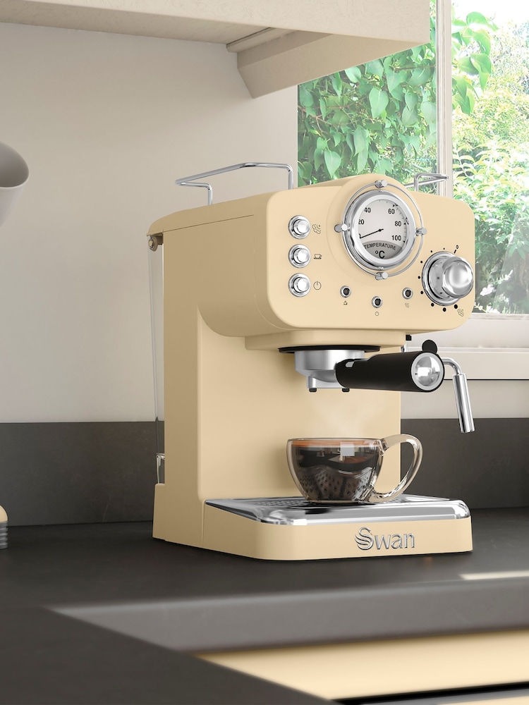Swan Cream Pump Espresso Coffee Machine - Image 8 of 8