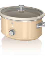 Swan Cream 3.5L Retro Cream Slow Cooker - Image 1 of 7