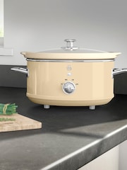 Swan Cream 3.5L Retro Cream Slow Cooker - Image 6 of 7