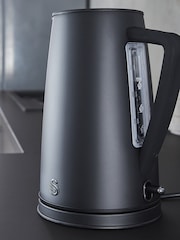 Swan Black 1.7L Cordless Kettle - Image 4 of 8