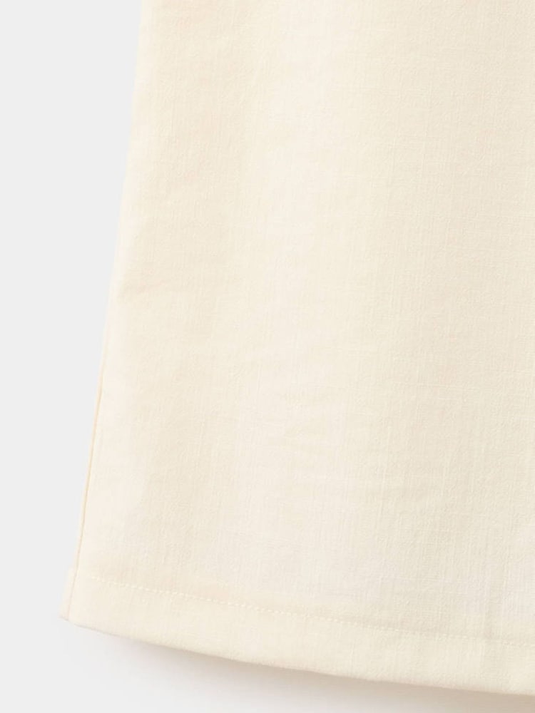 Mango Cream Drawstring Wide Leg Trousers - Image 7 of 7 Mango Cream Drawstring Wide Leg Trousers - Image 7 of 7