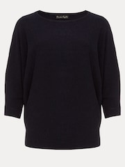 Phase Eight Blue Navy Cristine Knit Jumper - Image 6 of 6
