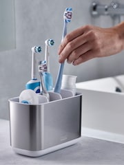Joseph Joseph Silver Bathroom Set - Image 1 of 4