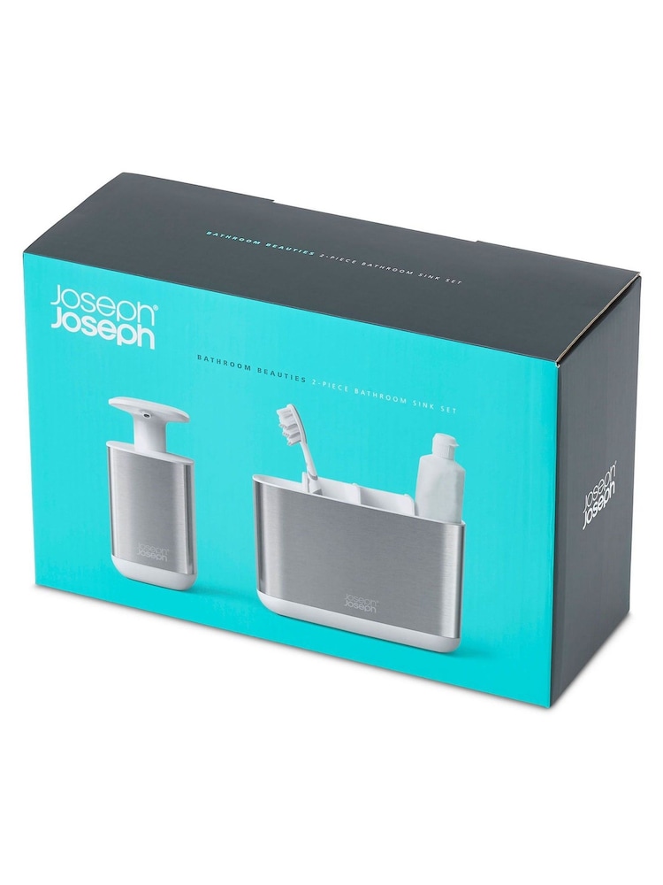Joseph Joseph Silver Bathroom Set - Image 4 of 4