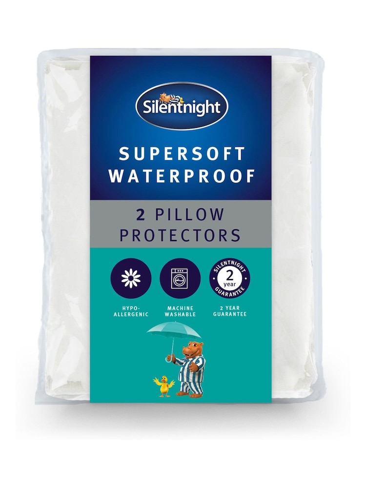 Silentnight Set of 2 Waterproof Pillow Protectors - Image 2 of 2