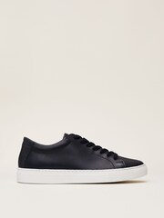 Phase Eight Blue Rosanna Leather Trainers - Image 1 of 8