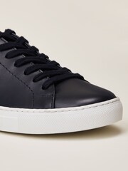 Phase Eight Blue Rosanna Leather Trainers - Image 6 of 8