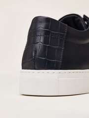 Phase Eight Blue Rosanna Leather Trainers - Image 7 of 8