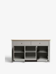 Dove Grey Malvern Oak Effect Large Sideboard - Image 7 of 9