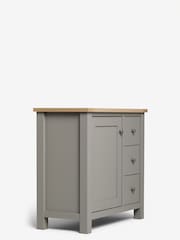 Dove Grey Malvern Oak Effect Small Sideboard - Image 6 of 8