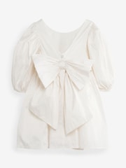Cream Puff Sleeve Taffeta Dress (3-16yrs) - Image 2 of 4