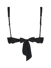 Hunkemöller Black Scallop Triangle Bikini Top - Image 5 of 5