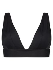 Hunkemöller Black Luxe Triangle Bikini Top - Bild 4 von 5