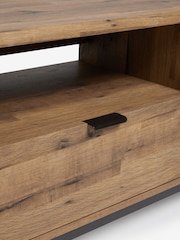 Dark Bronx Up to 90 inch Oak Effect TV Unit - Image 8 of 10