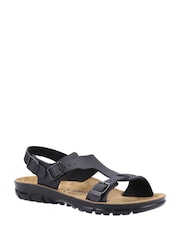 Birkenstock Black Saragossa Birko Flor Sandals - Image 1 of 4