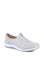 Pavers Blue Pavers Ladies Casual Zip Up Trainers - Image 2 of 6