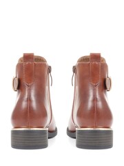 Pavers Brown Pavers Ladies Chelsea Boots - Image 3 of 5