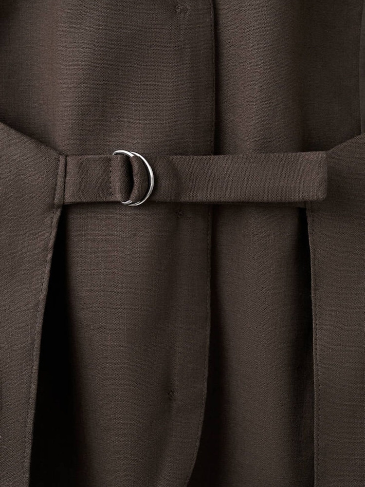 Mango Brown Halterneck Waistcoat - Image 7 of 7