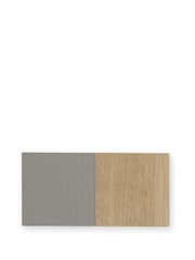 Dove Grey Malvern Oak Effect Extra Large Sideboard - Image 8 of 9