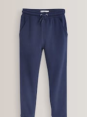 Navy Blue/Grey/Black 3 Pack Soft Jersey Regular Fit Joggers (3-16yrs) - Image 5 of 6