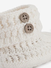 The Little Tailor Baby Soft Knitted 100% Cotton Boots - Image 5 of 5