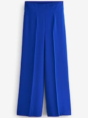 Cobalt Blue Myleene Klass Super Wide Leg Trousers - Image 4 of 4