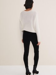 Phase Eight Black Amina Velvet Jeggings - Image 2 of 6