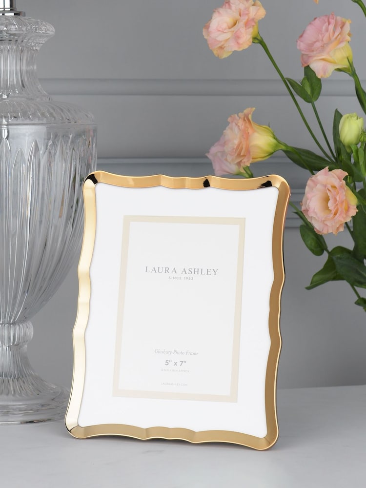 Laura Ashley Gold Plated Glasbury Picture Frame - Image 1 of 5 Laura Ashley Gold Plated Glasbury Picture Frame - Image 1 of 5