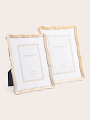 Laura Ashley Gold Plated Glasbury Picture Frame - Image 2 of 5