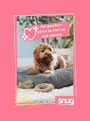 Snug Grey Super Fluffy Pet Bed - Image 2 of 5