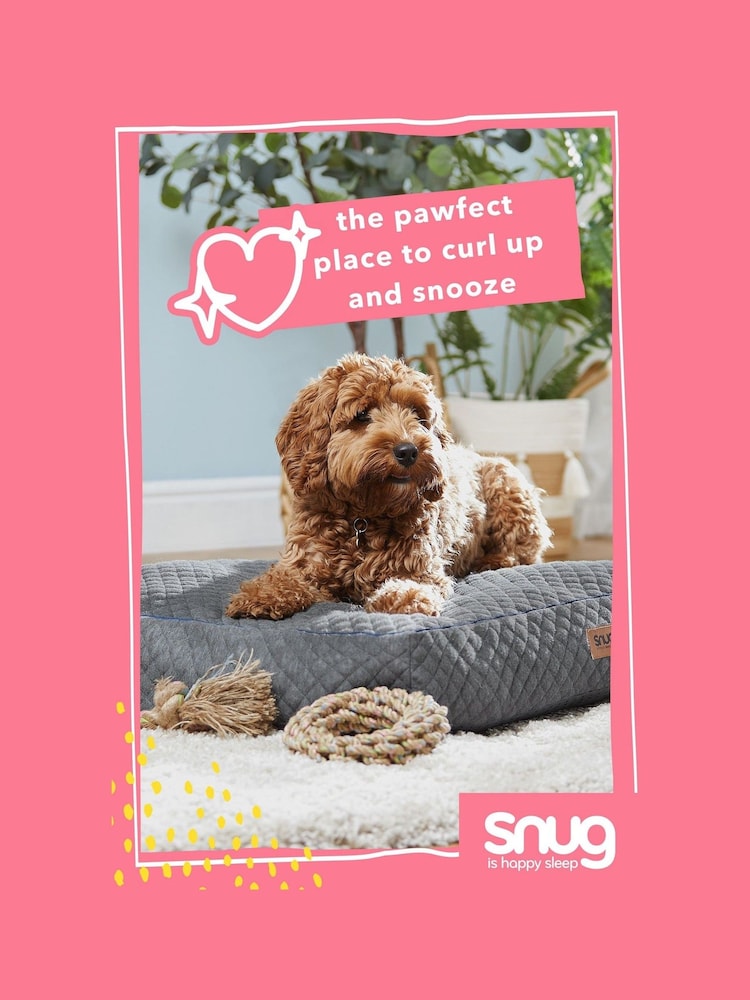 Snug Grey Super Fluffy Pet Bed - Image 2 of 5