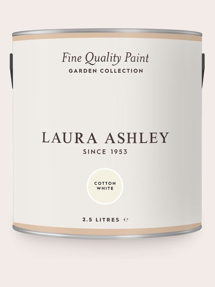 Laura Ashley White Garden 750ml Paint - Image 5 of 5