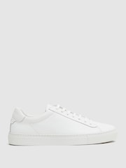Weiß - Reiss Finley Sneaker aus Leder - Bild 1 von 6