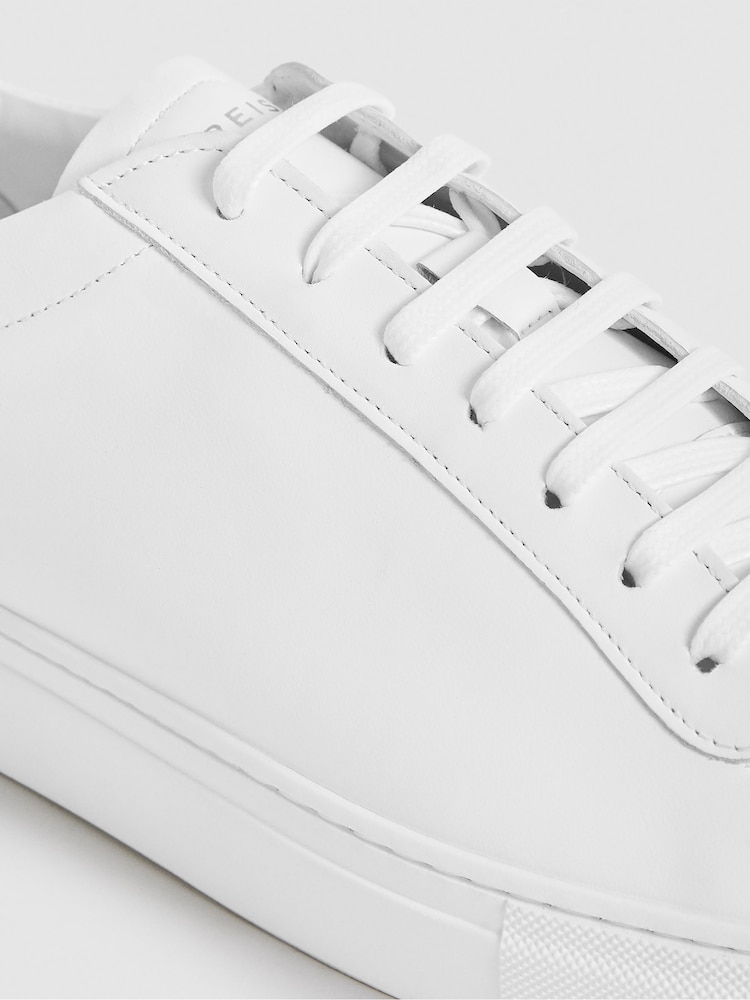 Weiß - Reiss Finley Sneaker aus Leder - Bild 6 von 6