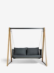 Black Helsinki Garden Double Swing Seat - Image 2 of 5