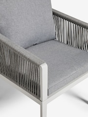 Grey Mauritius Garden 8 Seat Extending Dining Set - Image 9 of 12