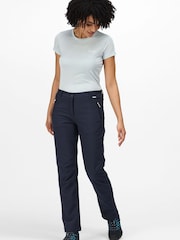 Regatta Womens Blue Geo II Softshell Trousers - Image 3 of 9