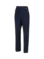 Regatta Womens Blue Geo II Softshell Trousers - Image 8 of 9