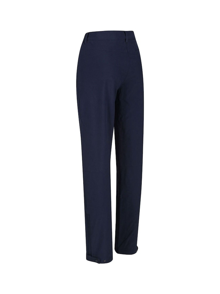 Regatta Womens Blue Geo II Softshell Trousers - Image 9 of 9