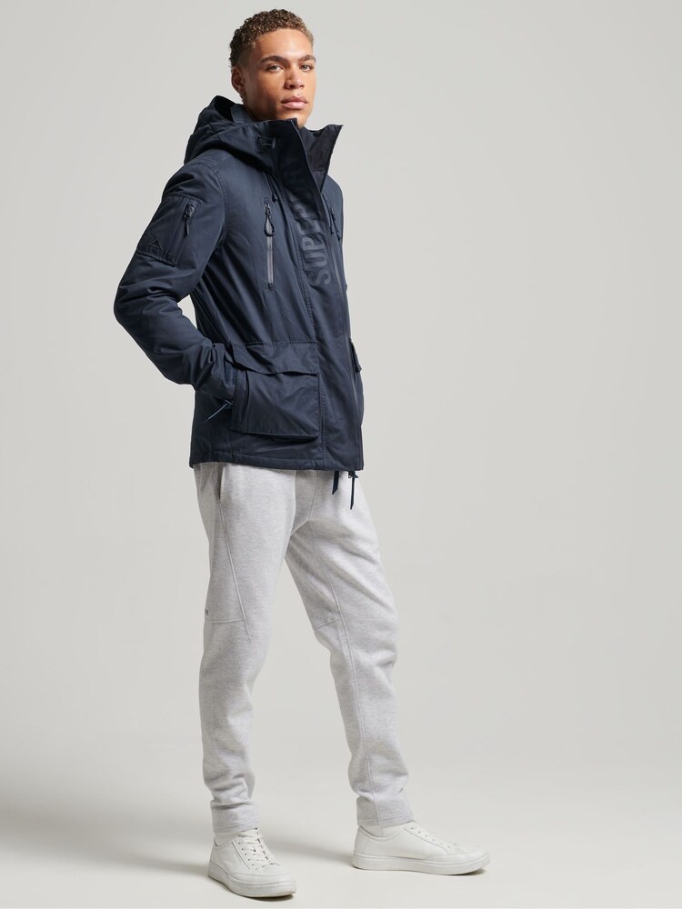 Superdry Blue Ultimate Microfibre SD Wind Jacket - Image 1 of 6